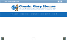 Tablet Screenshot of cousingaryhomes.com